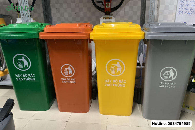 Thùng rác tại Kon Tum