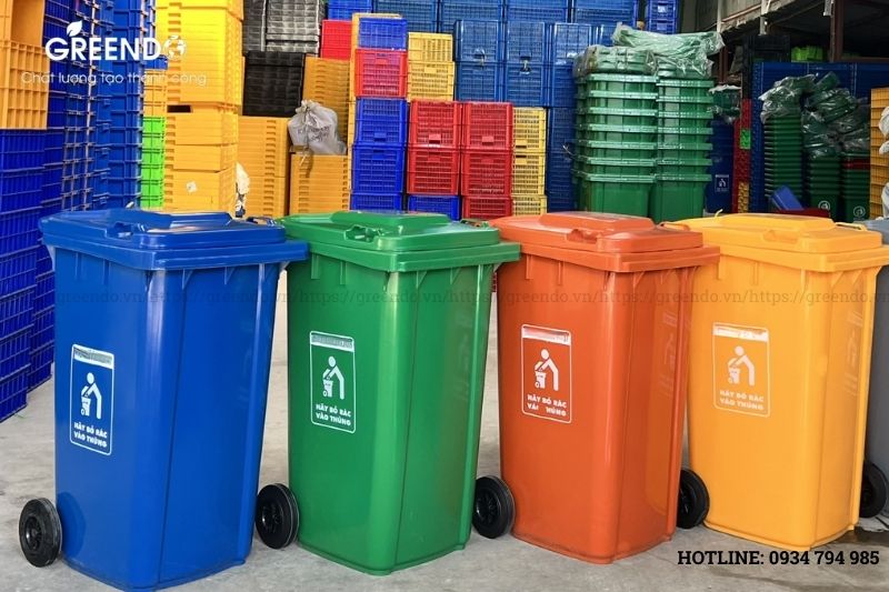 Thùng rác tại Nam Định