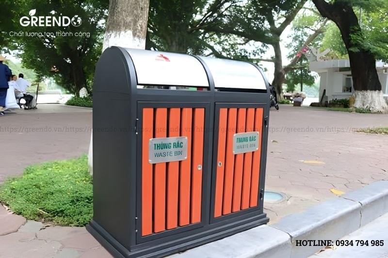 Thùng rác tại Nam Định