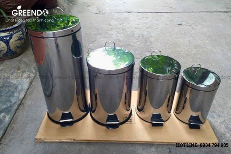 Thùng rác tại Nam Định