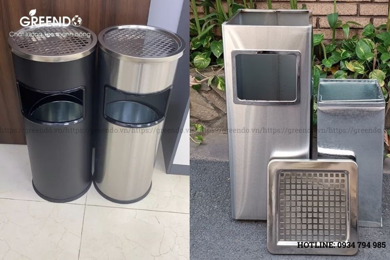 Thùng rác tại Nam Định
