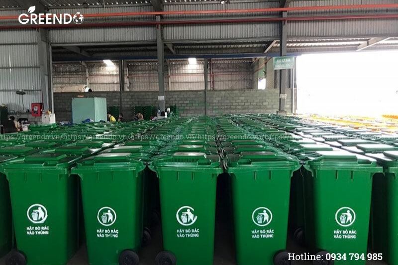 Thùng chứa rác 240 lít 