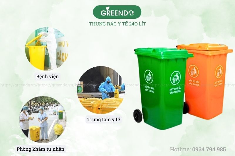 Chức năng của thùng rác y tế 