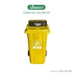 Thùng rác 120 lít nắp hở