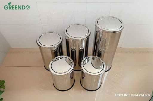 Ứng dụng của thùng đựng rác inox kích thước lớn