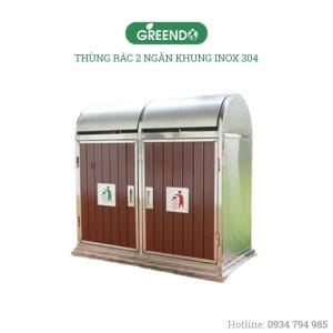 thung-rac-2-ngan-khung-inox-304