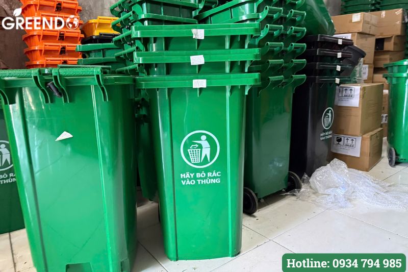 Thùng rác nhựa 120l