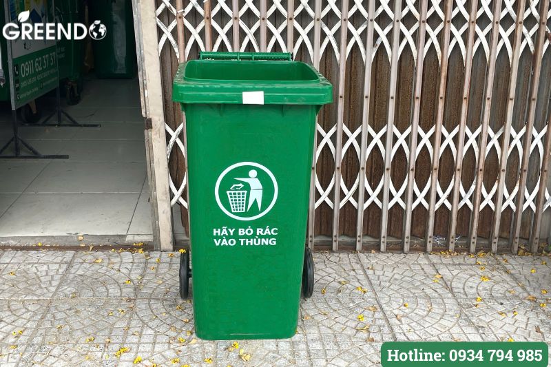 thùng đựng rác 120 lít