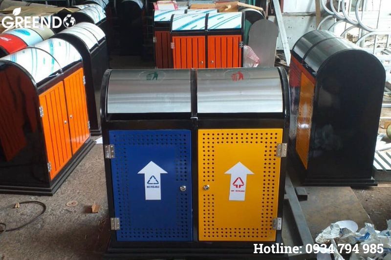 thùng rác inox phân loại giá tốt