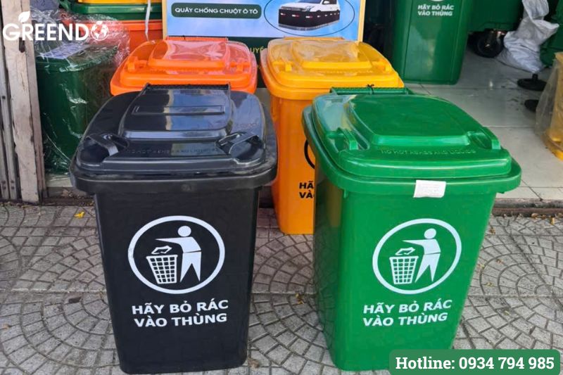 Thùng rác nhựa 60l quận thủ đức 