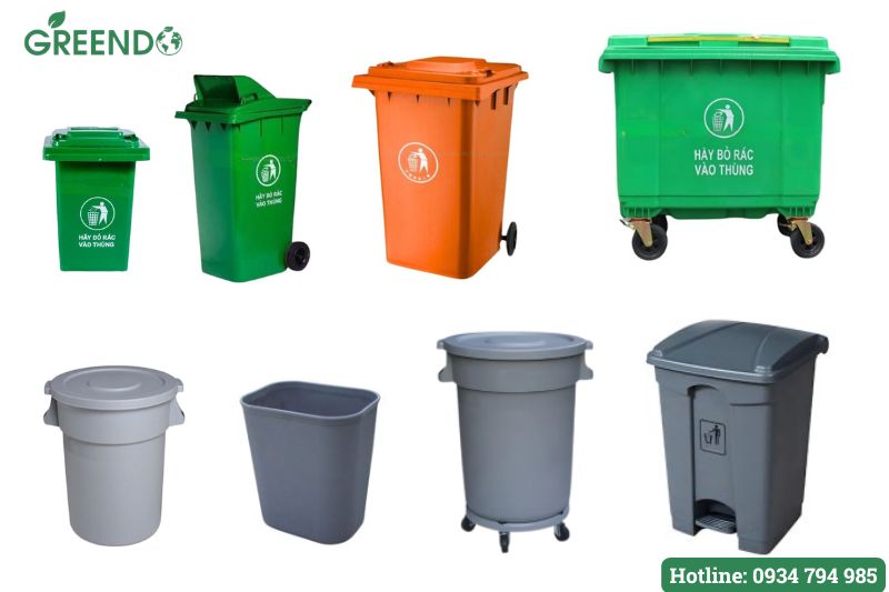 thùng rác khách sạn