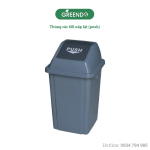 Thùng rác nhựa 60l nắp lật
